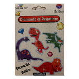 Kit Pintura De Diamante Sticker Set Arte Dinosaurios