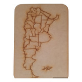 Pack X 5 Rompecabezas Mapa Argentinafibrofacil Para Pintar 