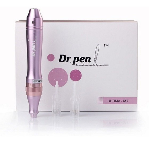 Kit 6 Dermaroller Eletric Derma Pen Bivolt Ultima M7