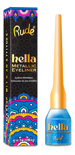 Delineador De Ojos Metalizado  Metallic Eyeliner Sapphire