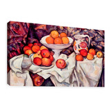 Cuadro Canvas Moderno Cesto Manzanas Y Naranjas Paul Cezanne