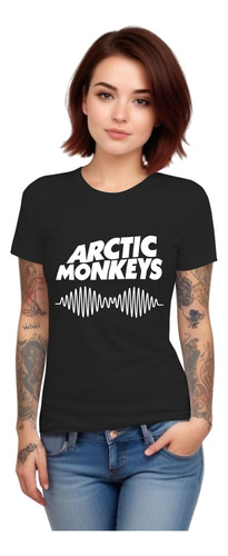 Polera Mujer Arctic Monkeys Wave Musica Algodón Wiwi