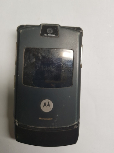 Celular Motorola V 3  Funcionando Sem Bateria  Os 002