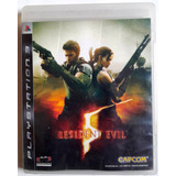 Jogo Resident Evil 5 Capcom Capa Dupla Ps3 Original Fisicocd