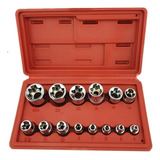 Kit Set Juego De Dados Torx Estrella Hembra 14 Piezas