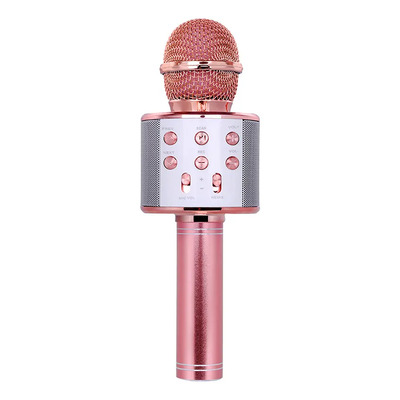 Nova Micrófono Inalámbrico Bluetooth For Karaoke, Oro Rosa
