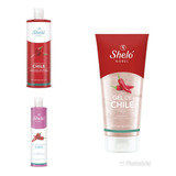 Shampoo De Chile, Acondicionador Y Gel De Chile Shelo Nabel 