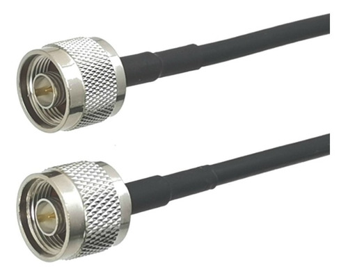 10 Metros De Cable Coaxial Lmr195 Conectores Macho N 50 Ohm