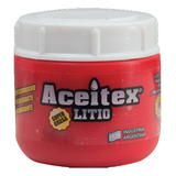 Grasa Litio Roja Super Lubricante Multiuso Pote 1 Kg Aceitex