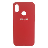 Estuche Protector Silicone Case Para Samsung A10s Rojo