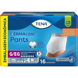 Fralda Geriátrica Tena Pants Dermacare G/eg Com 16 Tiras