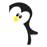 Adesivo Decorar Geladeira Pinguim Parede Móveis Parede Box