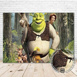 Fondo Fotográfico Youran Shrek Hd Jungla Decoración -verde