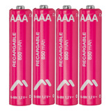 Batería Recargable Aaa De Ni-mh Mnm-4xaaa850 Pack De 4