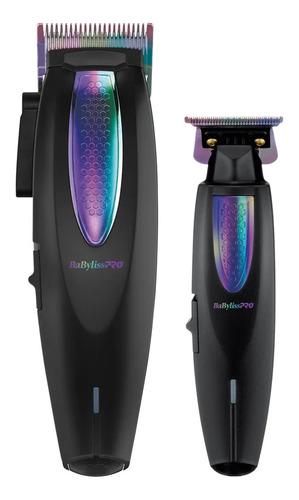 Combo Babyliss Camaleon Lithium Clipper Y Trimmer Fx+ Litio