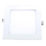 Panel Led Foco Plafón Empotrado Techo Cuadrado 12w 220v 10u