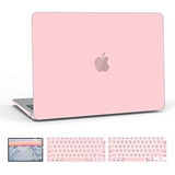 Carcasa +2 Fundas Teclado+prot. Pantalla Macbook Air Rosa