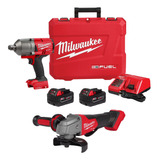 Llave Impacto 3/4 Alto Torque Milwaukee 2864-22r Con One-key