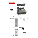 Cargador Lenovo Usb Tipo-c  65w  Nuevos Y Original 100%