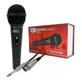 Microfone Dinâmico M-k5 Mxt Preto Metal Com Fio