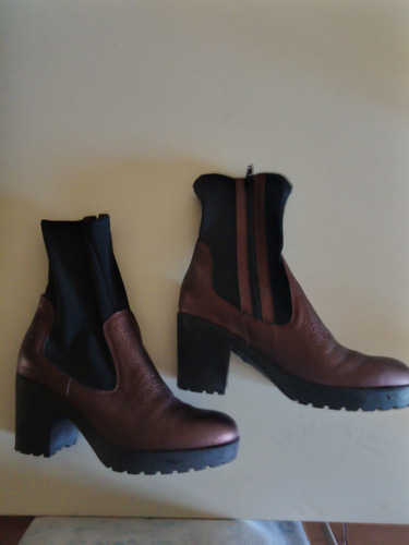 Botas N*39 De Woodland En Cuero Y Neopreno 