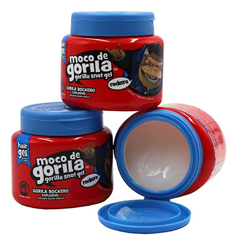 Moco De Gorila, Gorila Rockero Explosivo, Gel Para El Cabel.