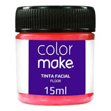 Tinta Facial Neon Vermelha - 15ml
