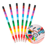 72 Crayolas Apilables Lapicero Colorear Dibujo Niños Escolar