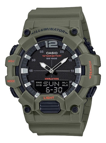 Relógio Casio Masculino  Hdc-700-3a2vdf  Verde Militar