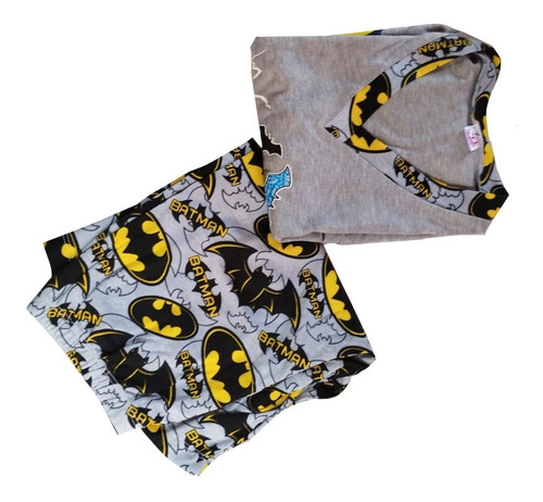 Pijama Joven Superheroes Manga Larga Pantaloneta