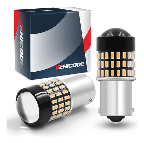 Vehicode - Kit De Luz Led Brillante 1156 Color Ámbar Amarill