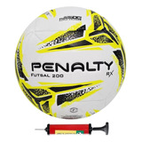 Bola Futsal Penalty Rx 200 Xxiii + Bomba De Ar