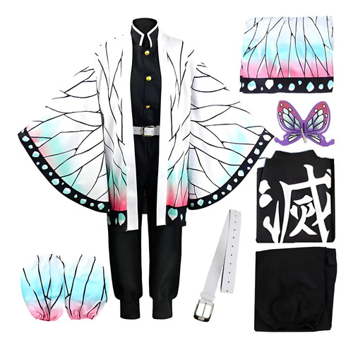 Disfraz Cosplay Anime Demon Slayer Tanjirou Nezuko Kochou Shinobu Kimono Para Fiesta De Halloween | MercadoLibre