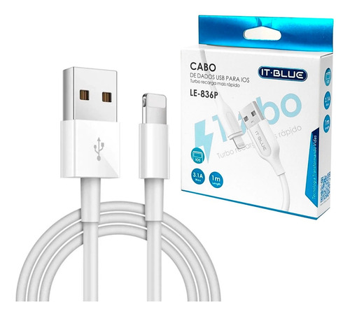 Kit 10 Cabos Para iPhone Lightning Usb Turbo Atacado Revenda