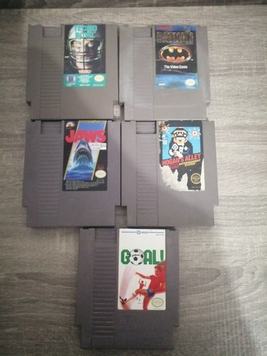 Lote 5 Juegos Nes Famicom