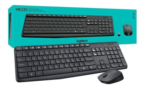 Teclado Y Mouse Inalambrico Logitech Mk235 - La Plata