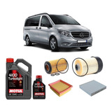 Kit 4 Filtros Mercedes Vito Wega Y Motul 10w40 X6 Litros