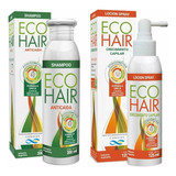 Eco Hair Anticaída Kit Shampoo X 200 + Loción X 125
