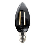 Lampara Led Filamento Smoked Velita 2w E14 Tbcin