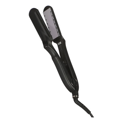 Plancha De Cabello Croc Wet To Dry De Titanio, Profesional Y De 1.5 Negro