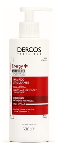 Shampoo Vichy Dercos Energy+ Estimulante Antiqueda 400ml