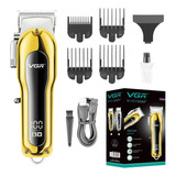 Máquina Cortar Pelo Clipper Vgr V-680 Profesional Recargable