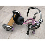 Triciclo Retro Rosa Marca Schwinn R12.5 Frontal R10 Trasero 