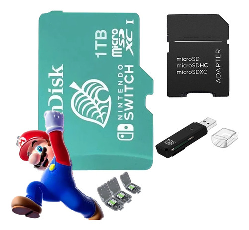 1tb Micro Sd Memory Para Nintendo Switch 4k Tf 100 Mb/s