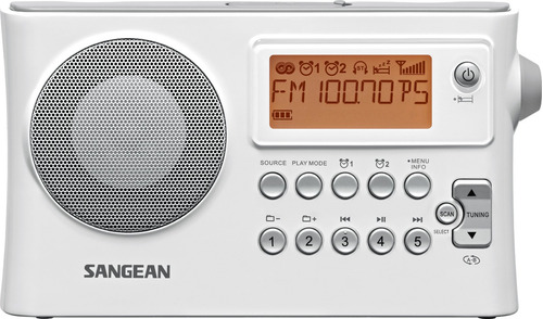 Sangean Radio Portátil Pr-d14 Am / Fm-rds Con Reproducció.