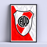 Cuadro River Plate Escudo Decorativo 30x40cm Listo P Colgar