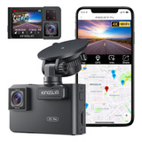 Kingslim D1 Pro Dual Dash Cam 4k Record Inside - Front And I