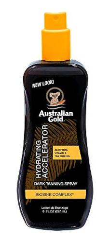 Australiano Oro Oscuro Acelerador Spray De Bronceado 85 Oz
