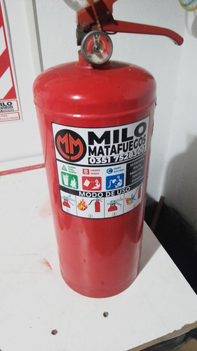 Matafuego Abc 5kg Con Carga Y Tarjeta De La Muni! Habilità!!