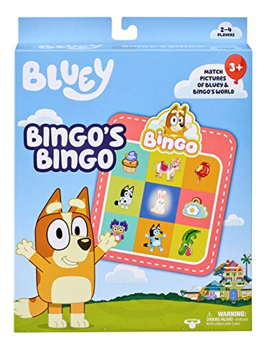 Juego De Cartas De Bingo Bluey Bingos, Divertido Juego De Co